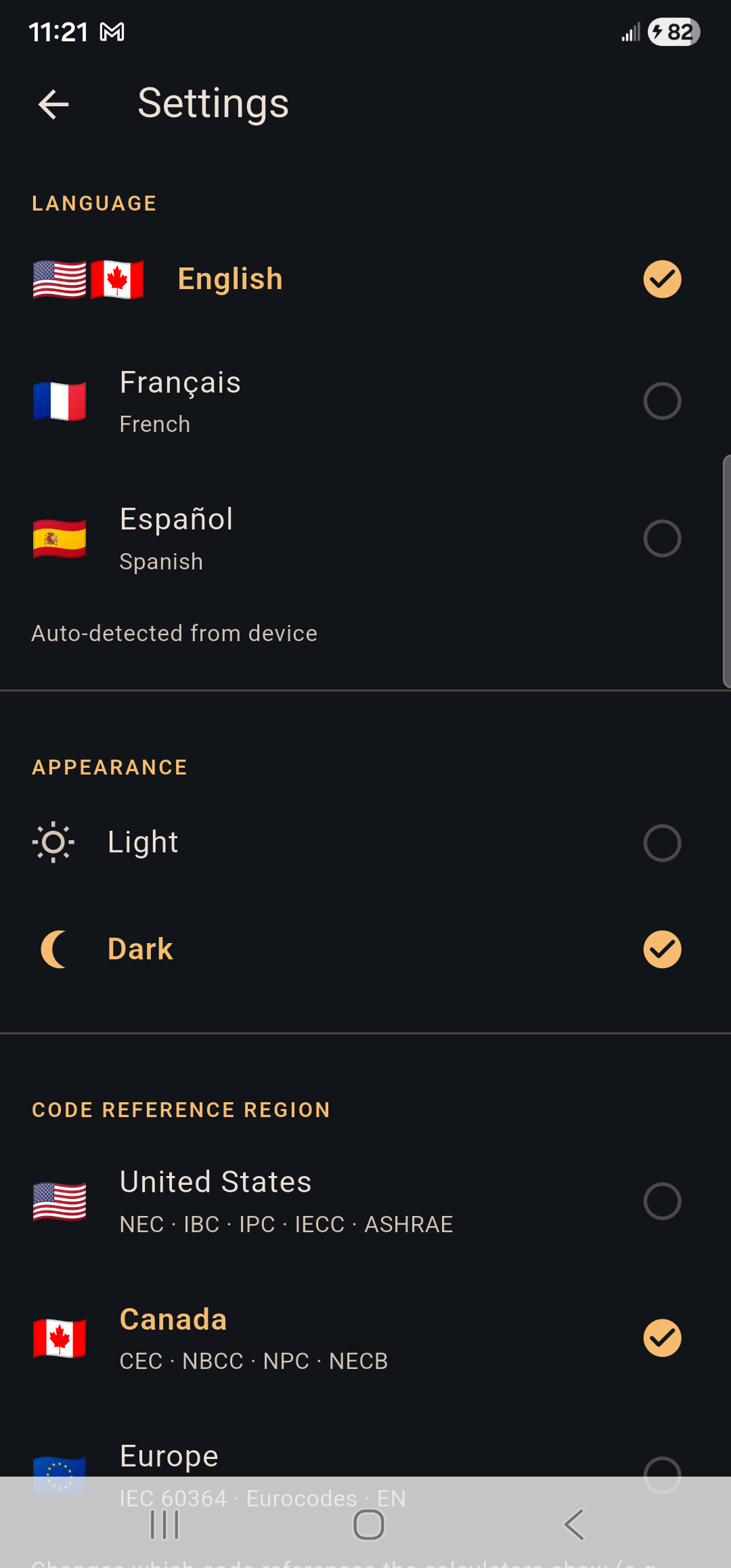 TradePro — Settings